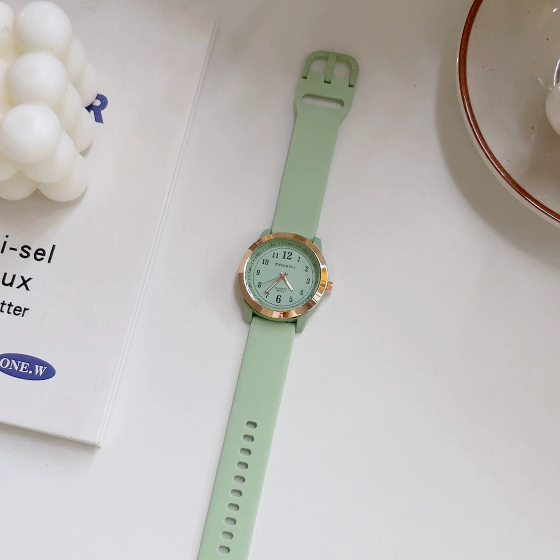 Elspeth Everyday Round Watch - Green [TN508YFA]