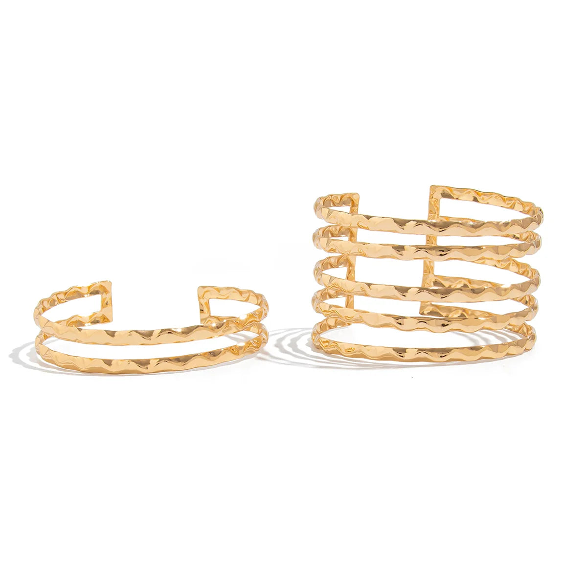 Sailor Wave Arm Cuff Set - Gold