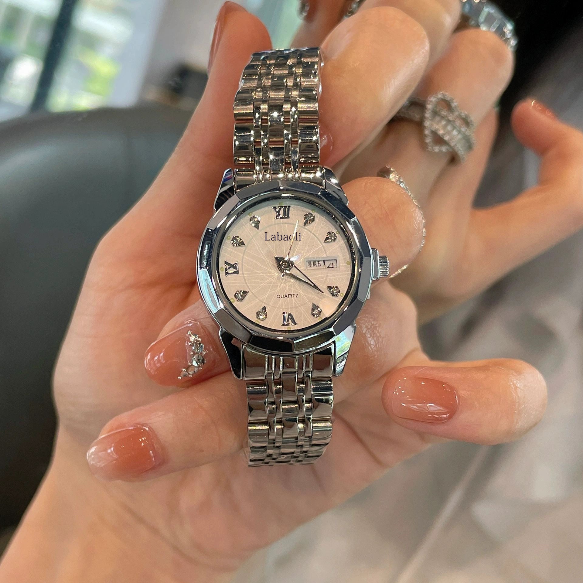 Maja Preppy Silver Watch - Silver [ME4QQ9ZD]