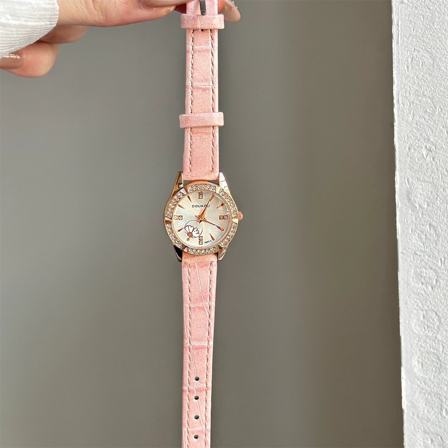 Deeksha Camellia Quartz Watch - Pink Strap [OR93R6BG]