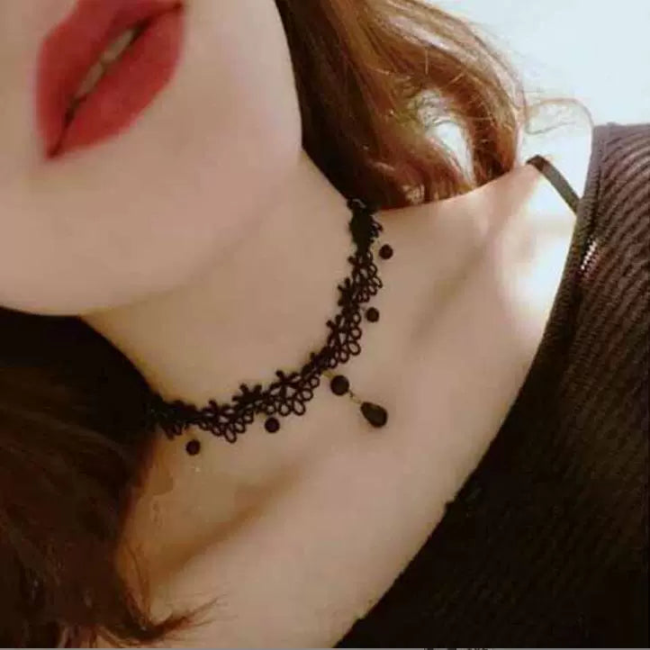 Amran Crystal Lace Choker - Style 7 [KYIUIK1R]