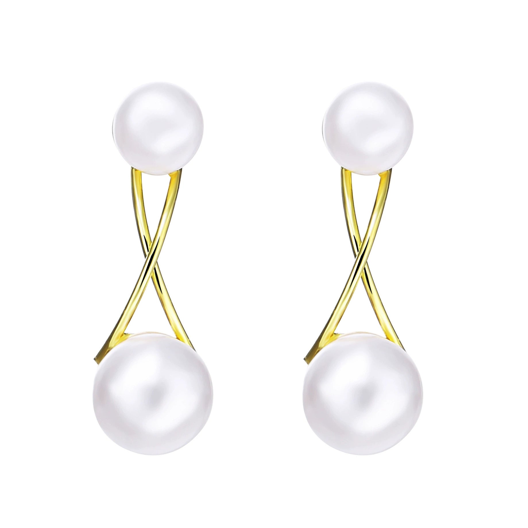 Leidy Pearl Drop Earrings - 52505 [Q17FNYMQ]