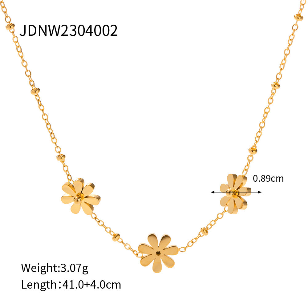 Dania Layered Sun Necklace - JDNW2304002 [IR6RU01J]