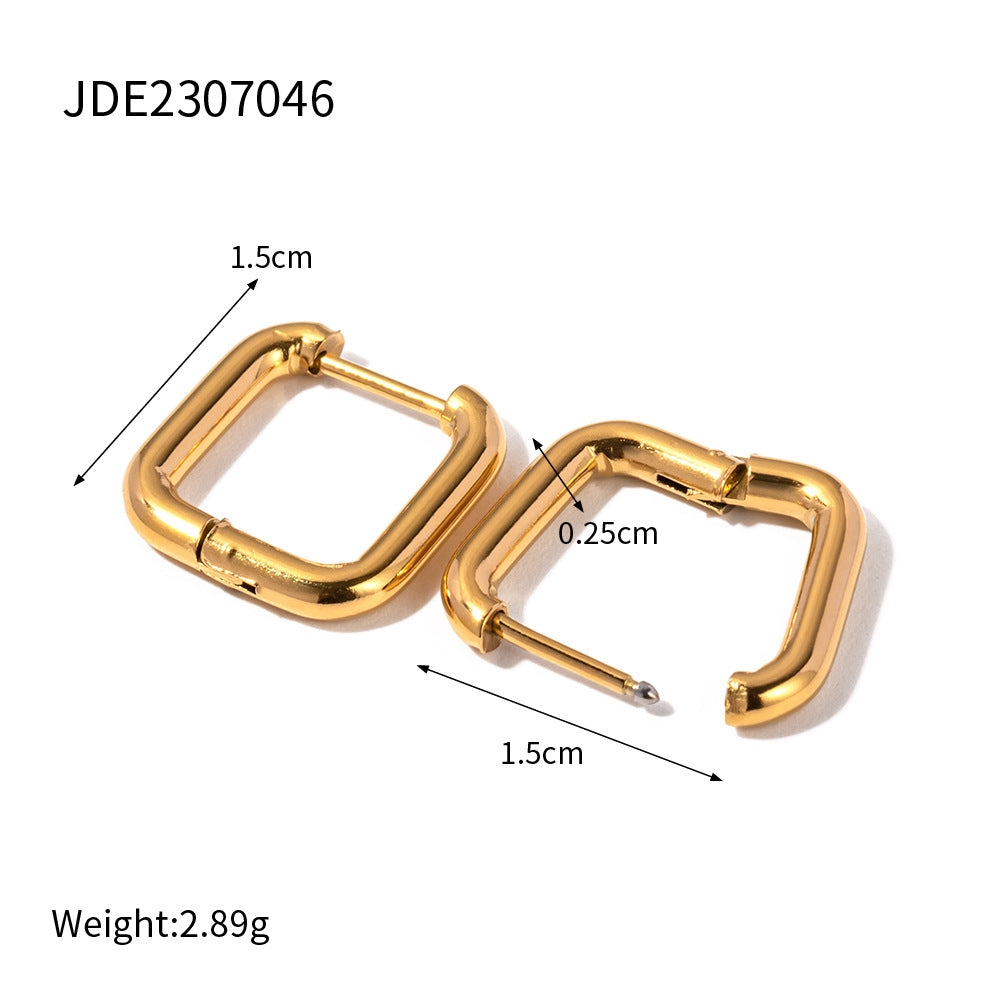 Alexandra Dainty Heart Earrings - JDE2307046 [8ANJLQCK]
