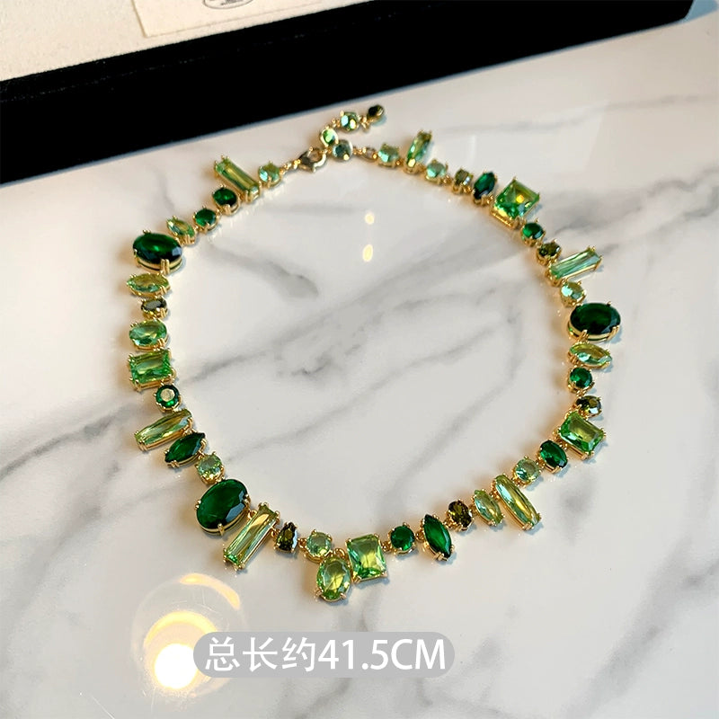 Allura Candy Green Gemstone Collection - Green Candy Necklace [1R0K8R88]