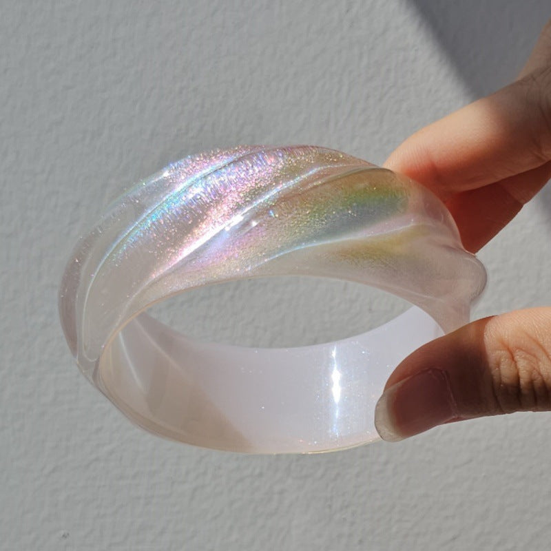 Catherine Ripple Resin Bracelet - C [CA5PLLRQ]
