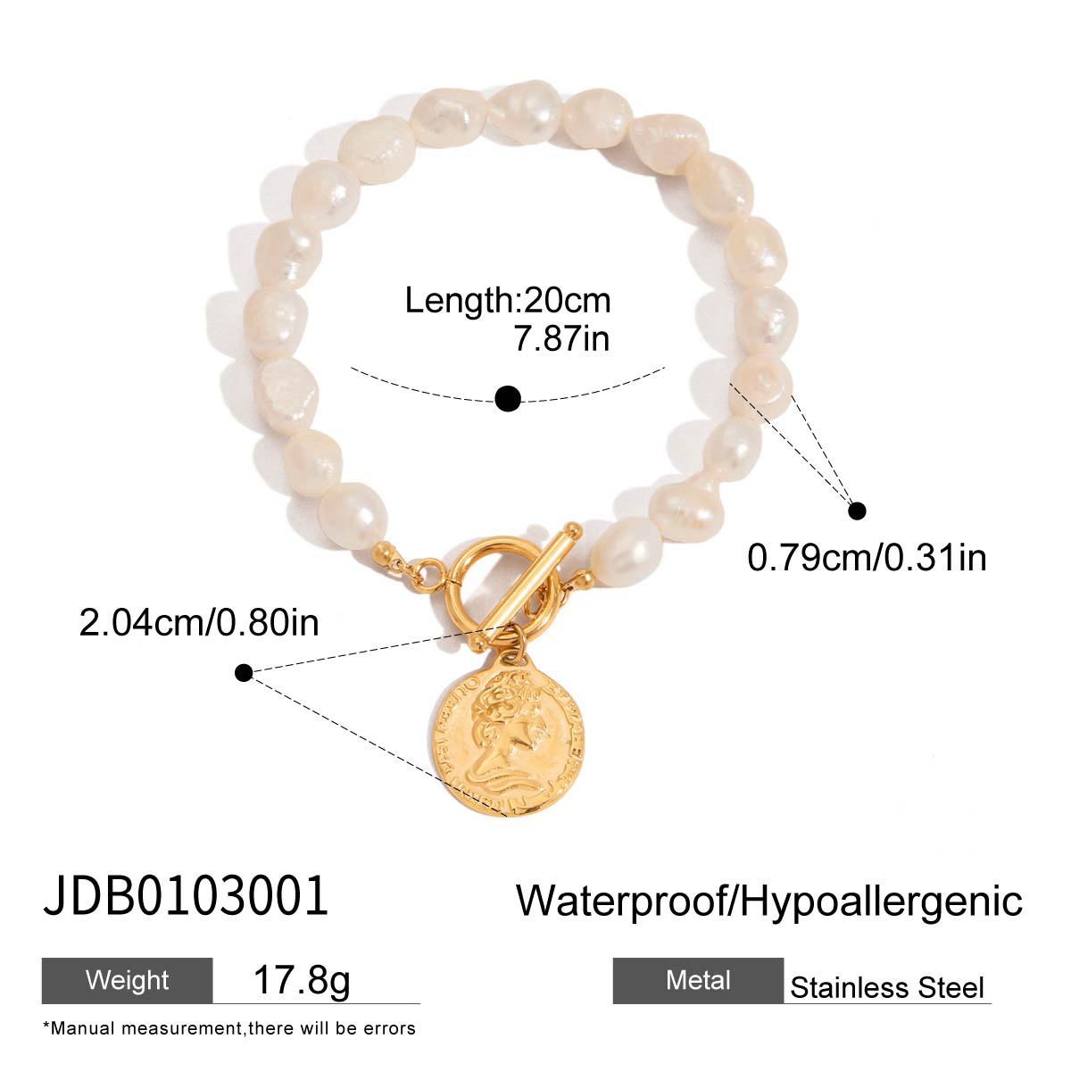 Asa Pearl Hand Chain Bracelet - JDB0103001 [35BYCLOS]