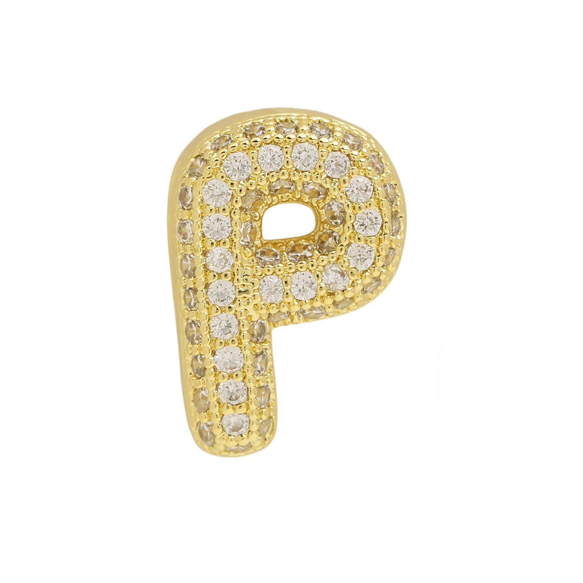 Israa Gold Bubble Letter Bracelet - P [I5P5RN61]