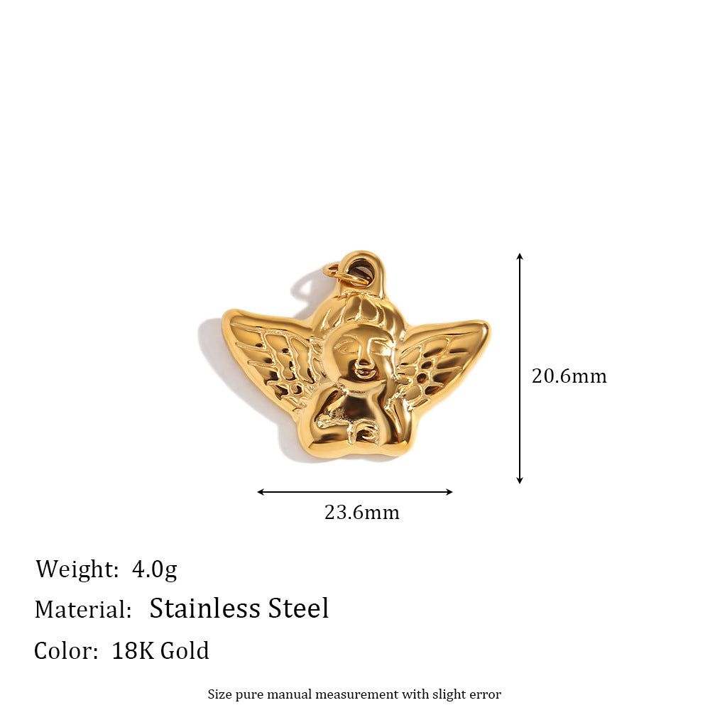 Kayce Geometric Charm Pendants - Cupid Pendant [FGLHJSHT]