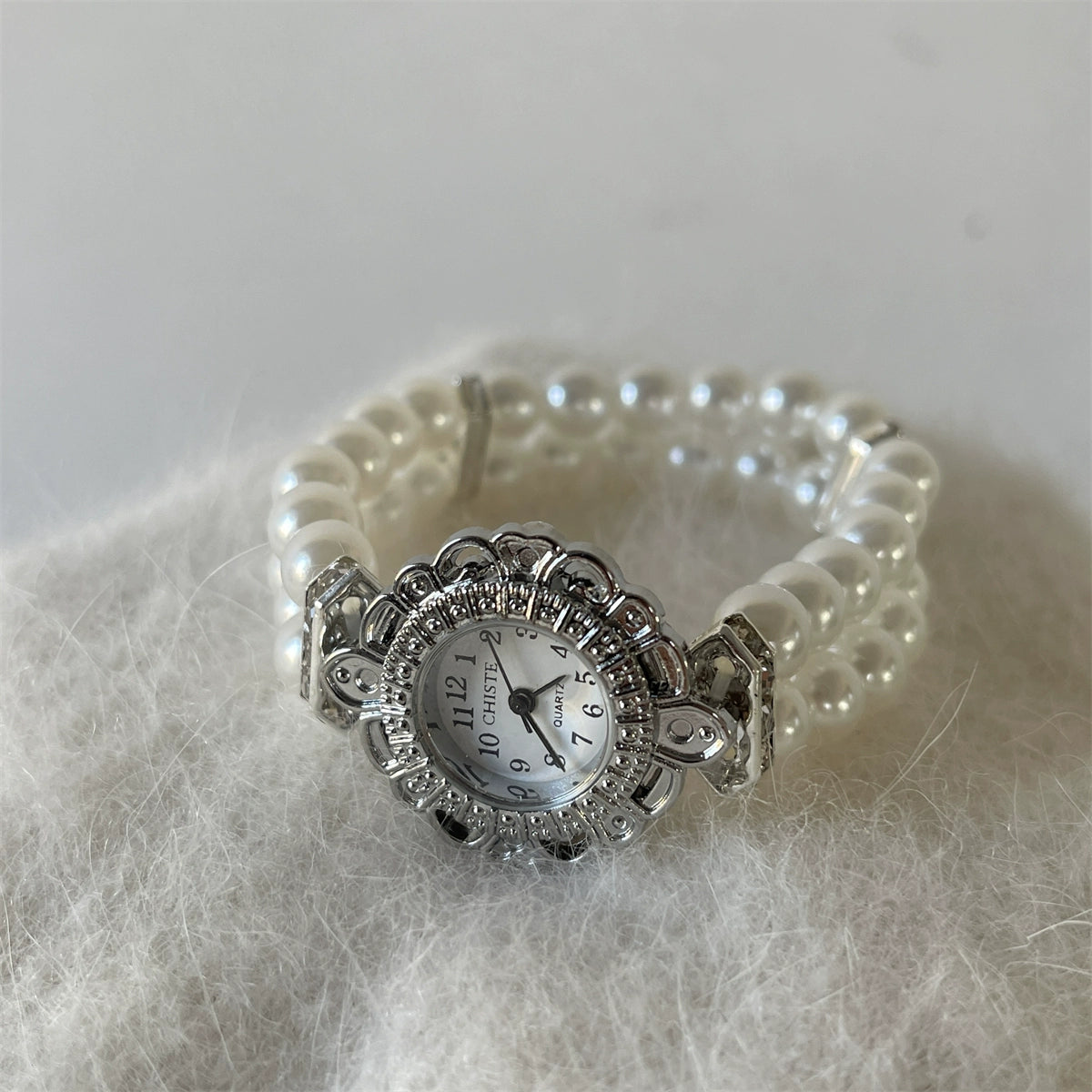 Bowie Crystal Blossom Watch - White [X39Z0TMM]