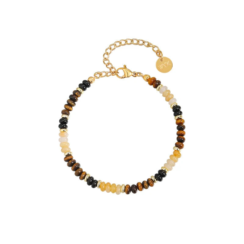 Nashly Radiant Tiger Eye Necklace - Tiger Eye Wealth Bead Bracelet
