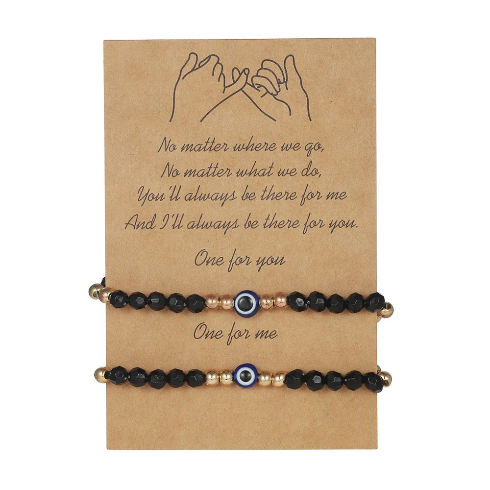 Lelia Dainty Charm Bracelet - Light Brown
