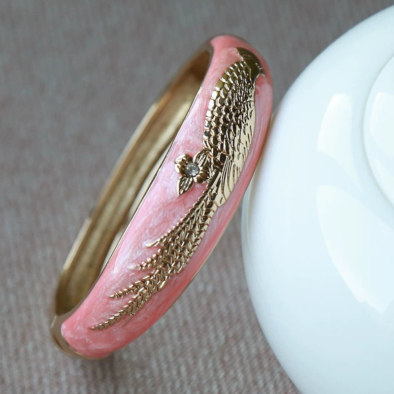 Rhianna Regal Phoenix Cuff - Pink [BS7UZBFV]