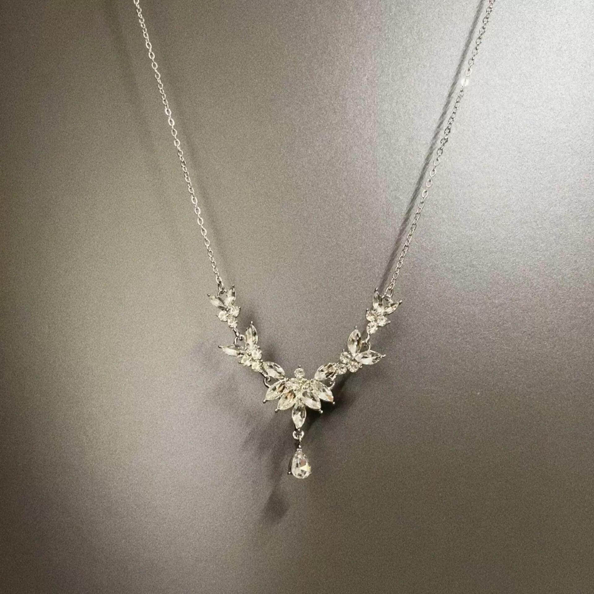 Zola Celestial Drop Necklace - Floral Branch Necklace
