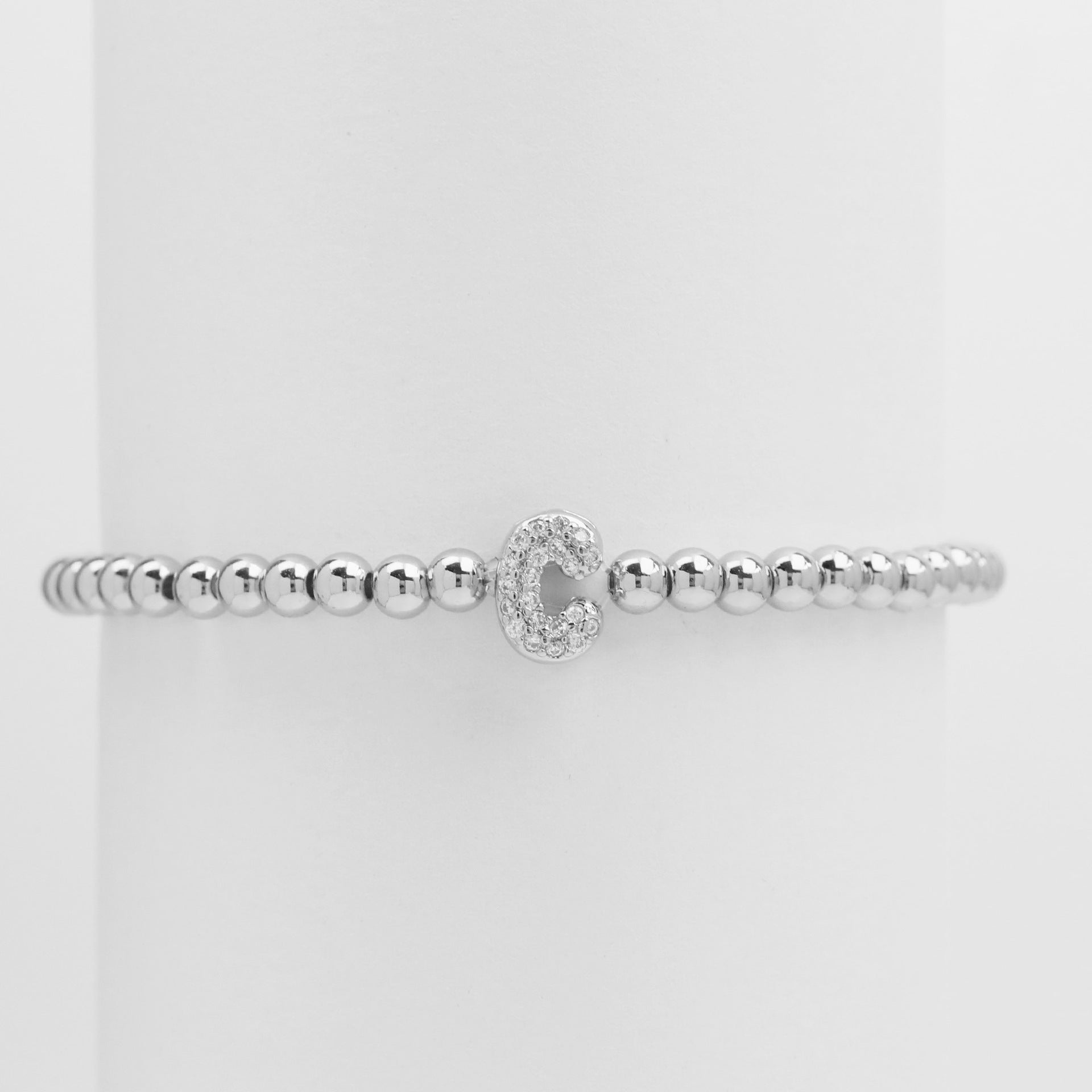 Aloni Bubble Letter Bracelet - Silver C [1ZKYUB59]