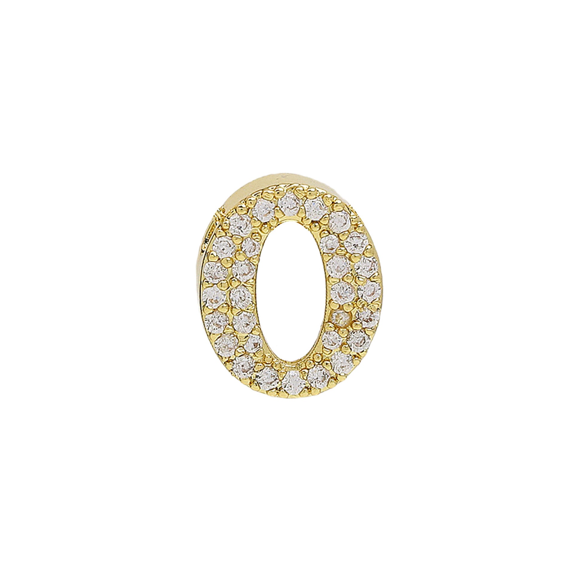 Katheryn Pave Initial Necklace - O [TLBRW5QU]