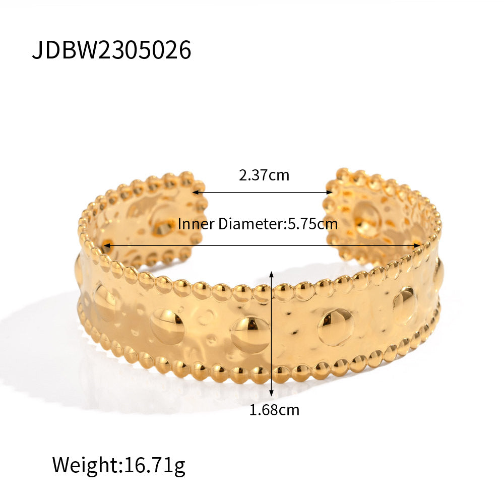 Rayan Gold Cuff Bracelet - JDBW2305026 [3UU0IYZV]