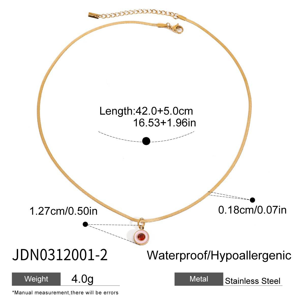 Erielle Stainless Fish Necklace - JDN0312001-2 [QB2RN7VB]