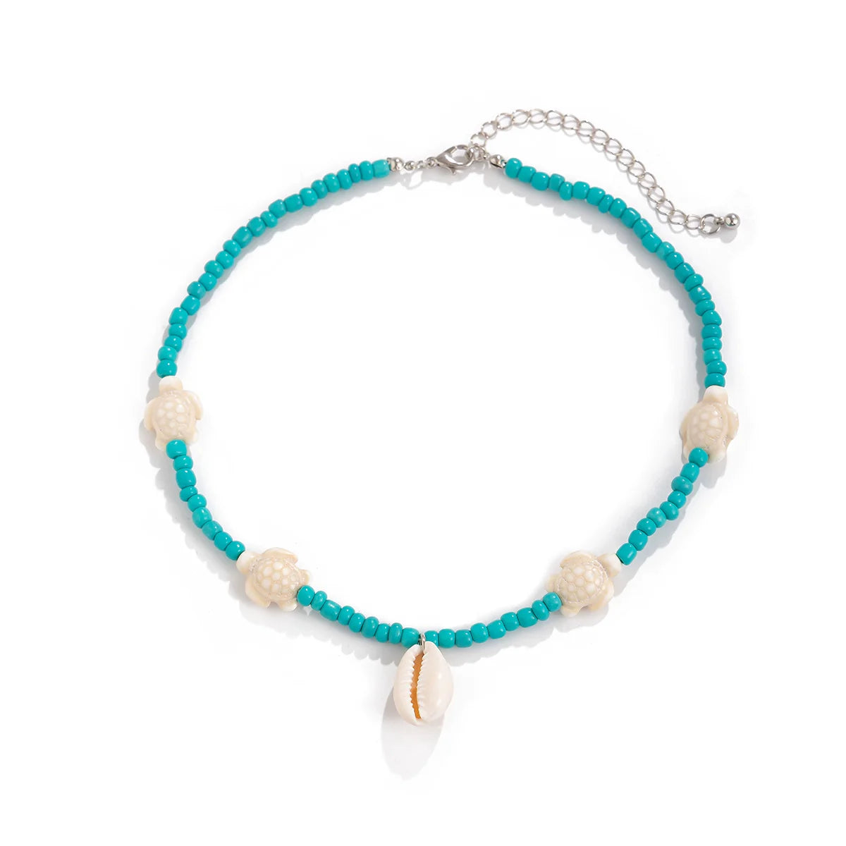 Amarianna Ocean Charm Necklace - Blue Turtle
