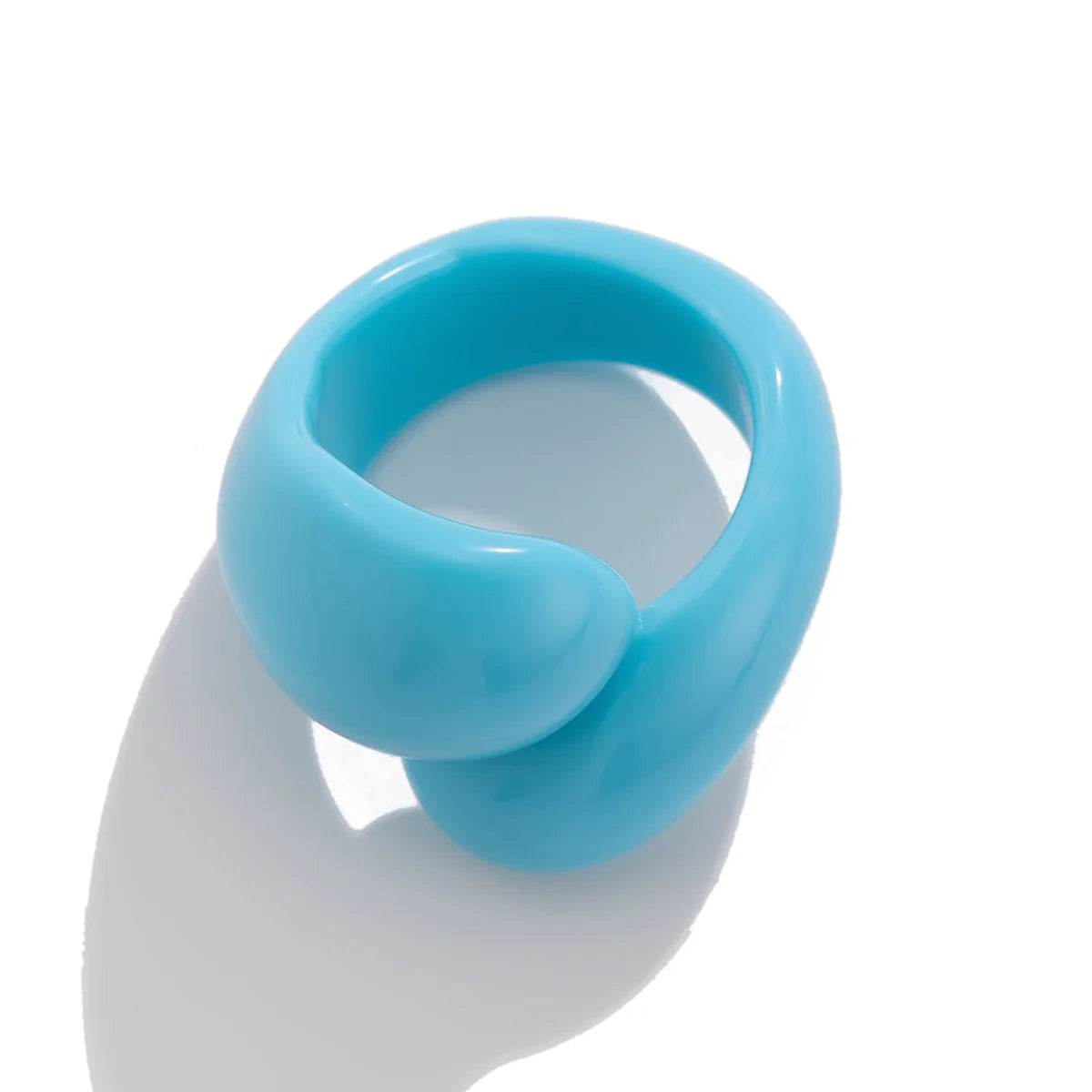 Kyli Candy Waterdrop Ring - Blue