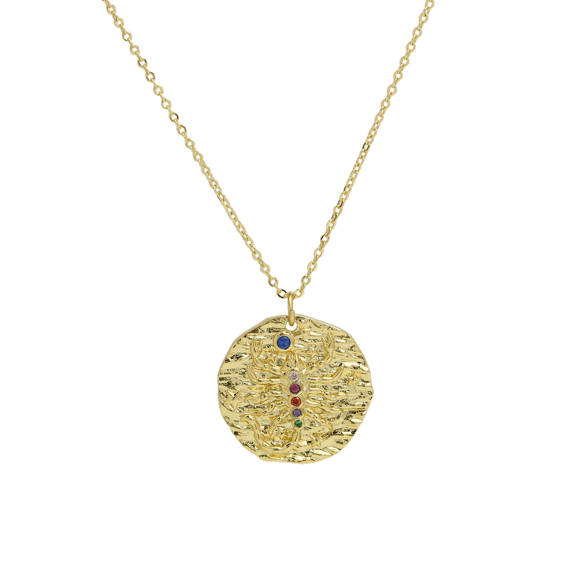 Melony Zodiac Pendant Necklace - Scorpio [4HHJIF3B]