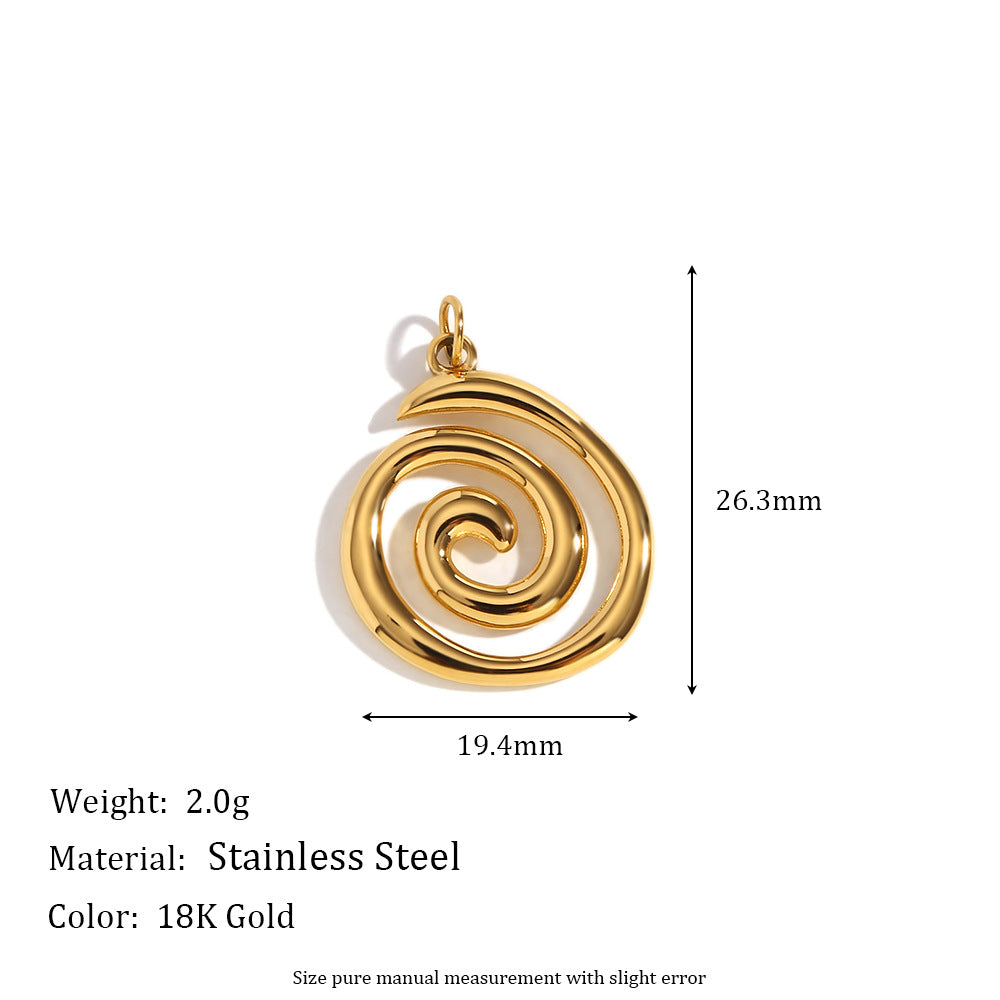 Kayce Geometric Charm Pendants - Donut Pendant [38TF6DVI]