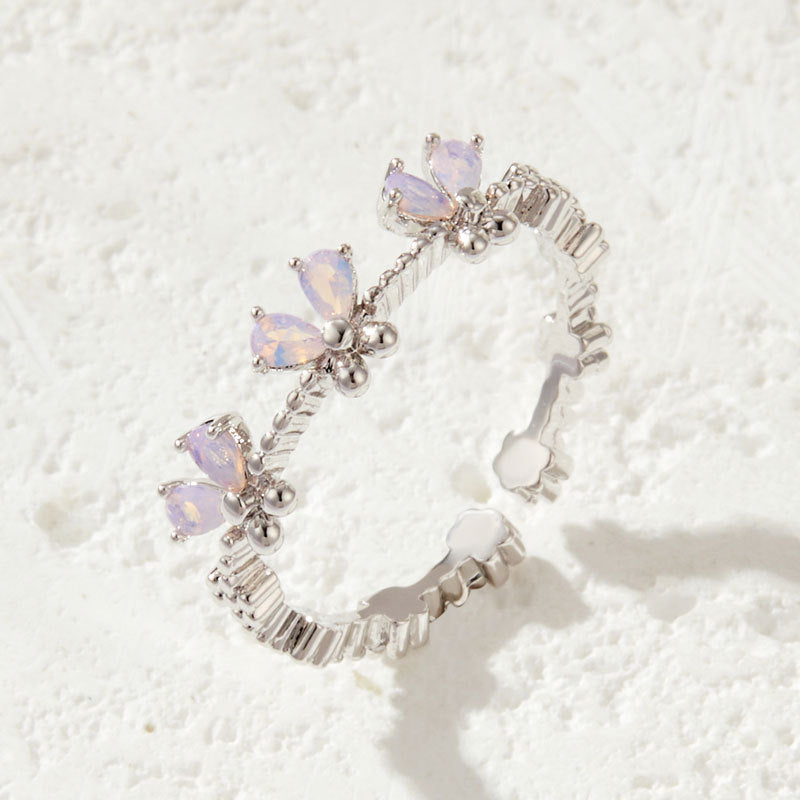 Rita Dainty Butterfly Ring - Gold Tone [FJLKJOG0]