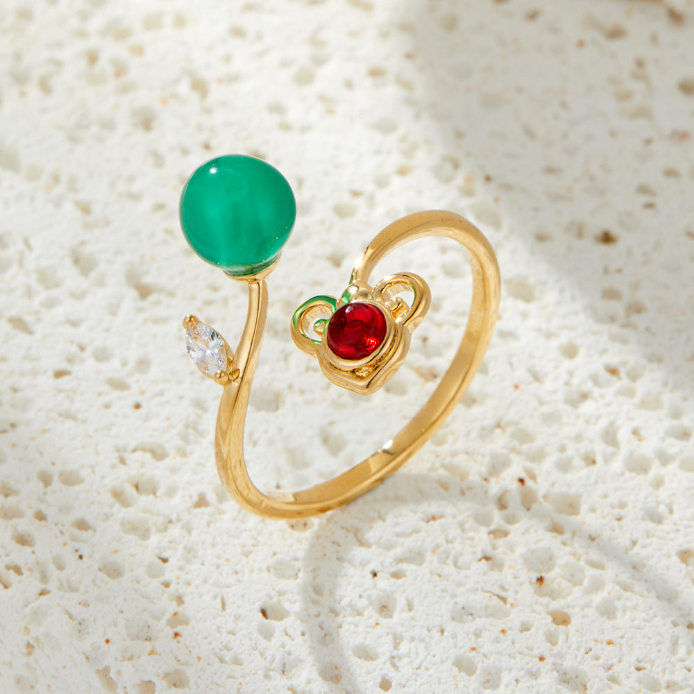 Maebel Auspicious Open Ring - Style 1 [R0F7L6PL]
