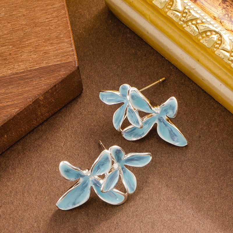 Anabella Enamel Flower Earrings - Style 1 [PDM5DW1F]