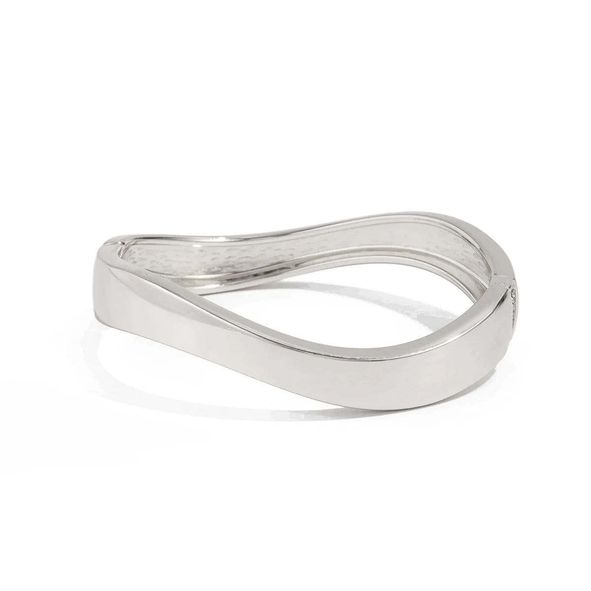 Aberdeen Wave Cuff Bracelet - Silver