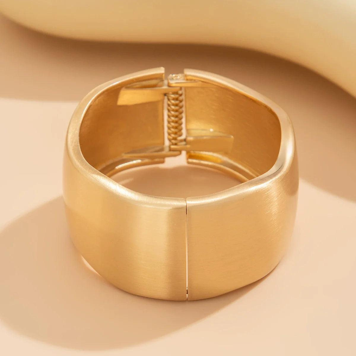 Darleen Irregular Gold Cuff Set - Brushed Gold Style One