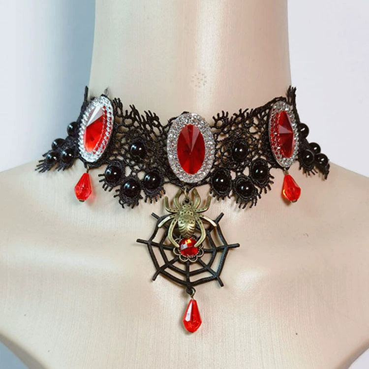 Amran Crystal Lace Choker - Style 33 [RR7JCTM5]