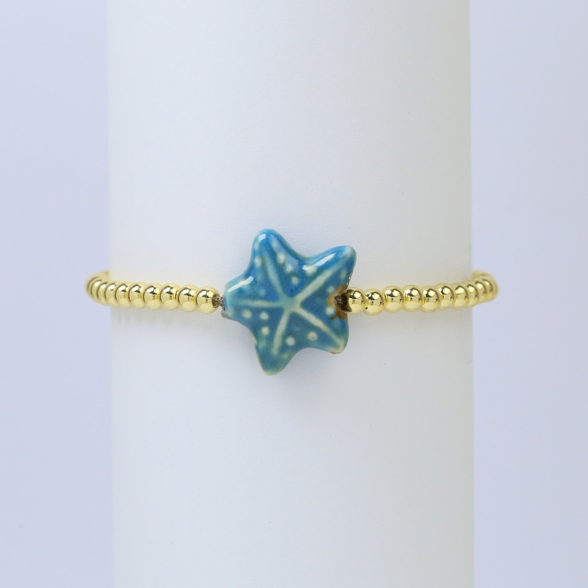 Shamiya Glazed Starfish Bracelet - Bracelet 5 [OM3AQEQC]