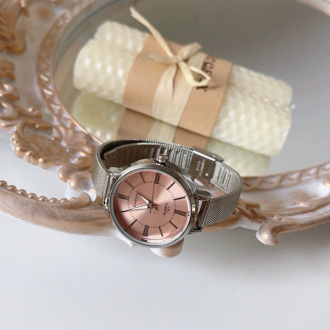 Zyanna Steel Quartz Watch - Pink [73CYUNP2]