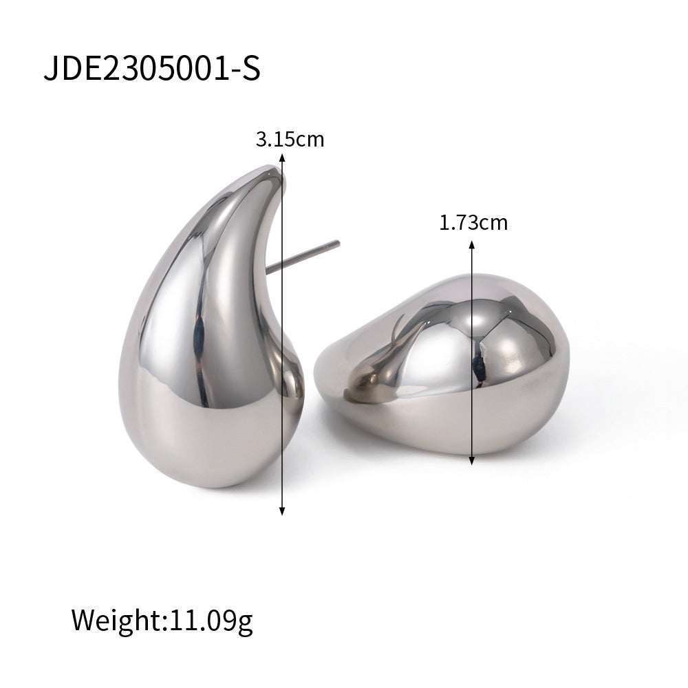 Zahraa Water Drop Jewelry Collection - Earring JDE2305001-S [0HZ1XE7B]