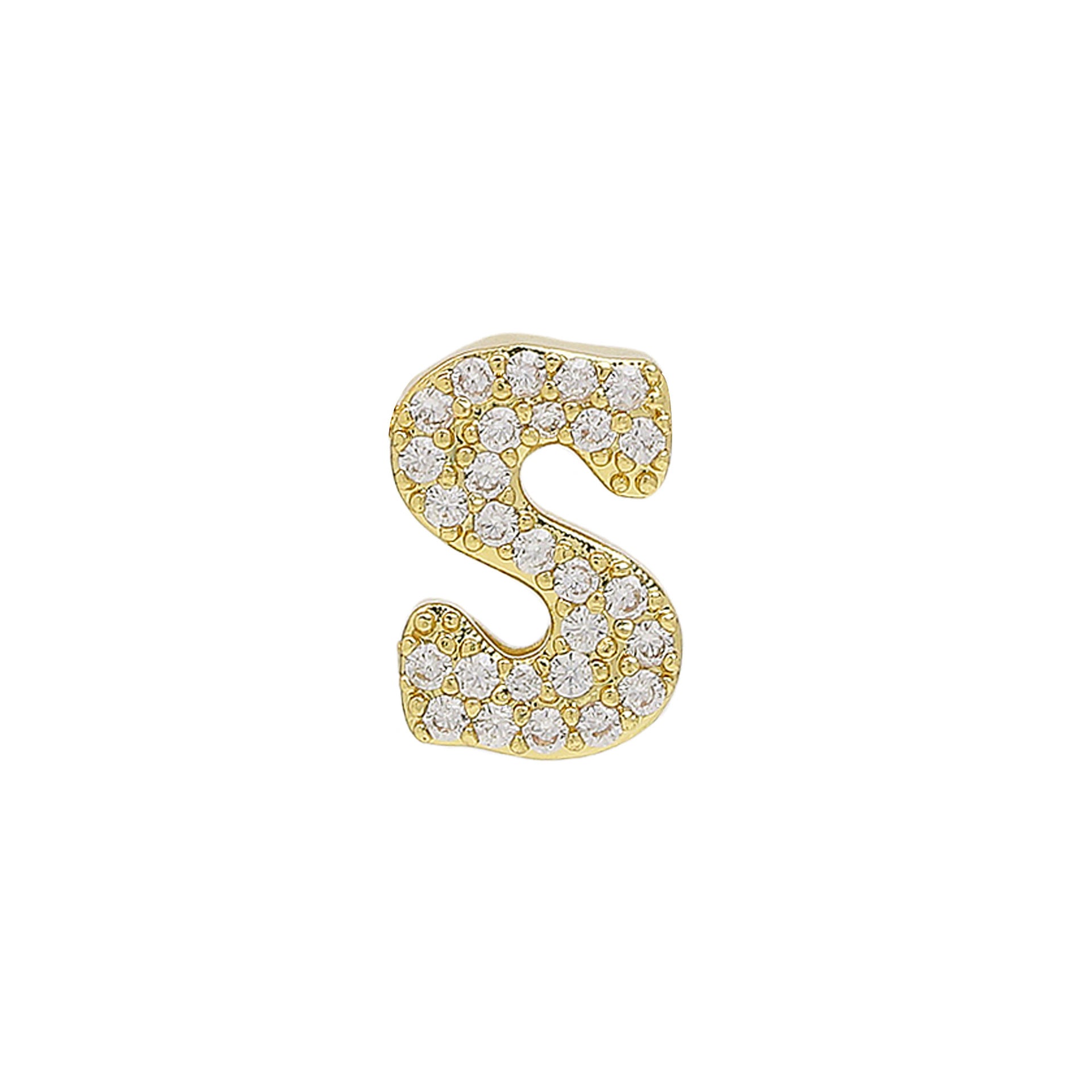 Katheryn Pave Initial Necklace - S [J02NZTKB]