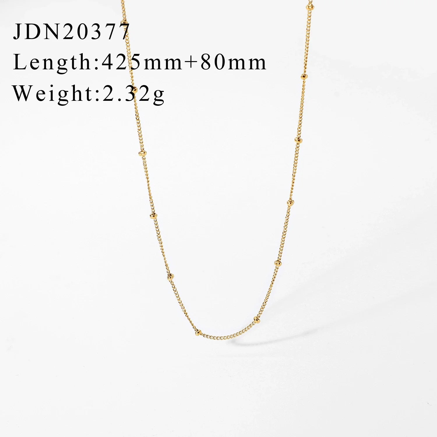 Jezebel Minimalist Gold Necklace - JDN20377