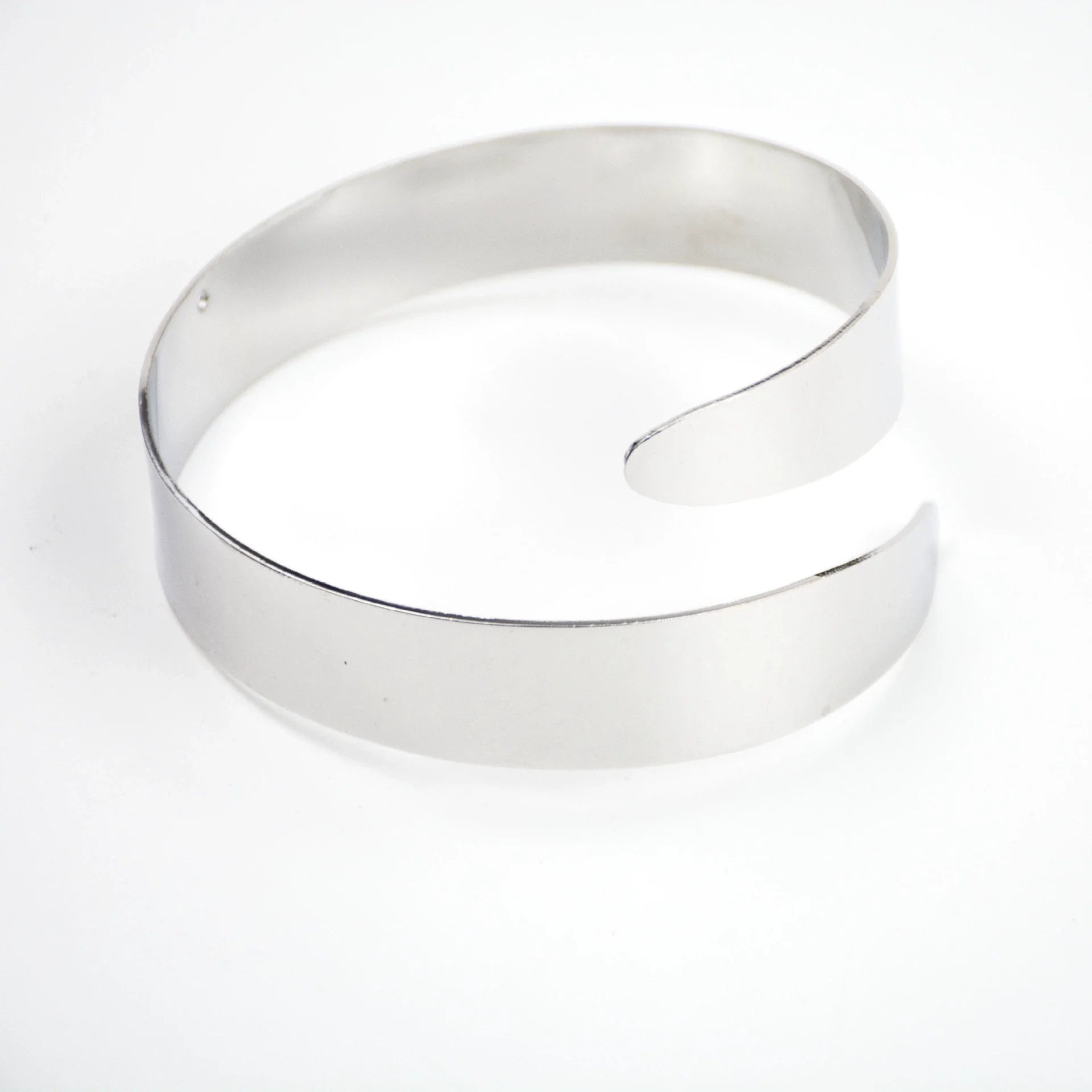 Lareen Double-Layer Arm Cuff - Silver