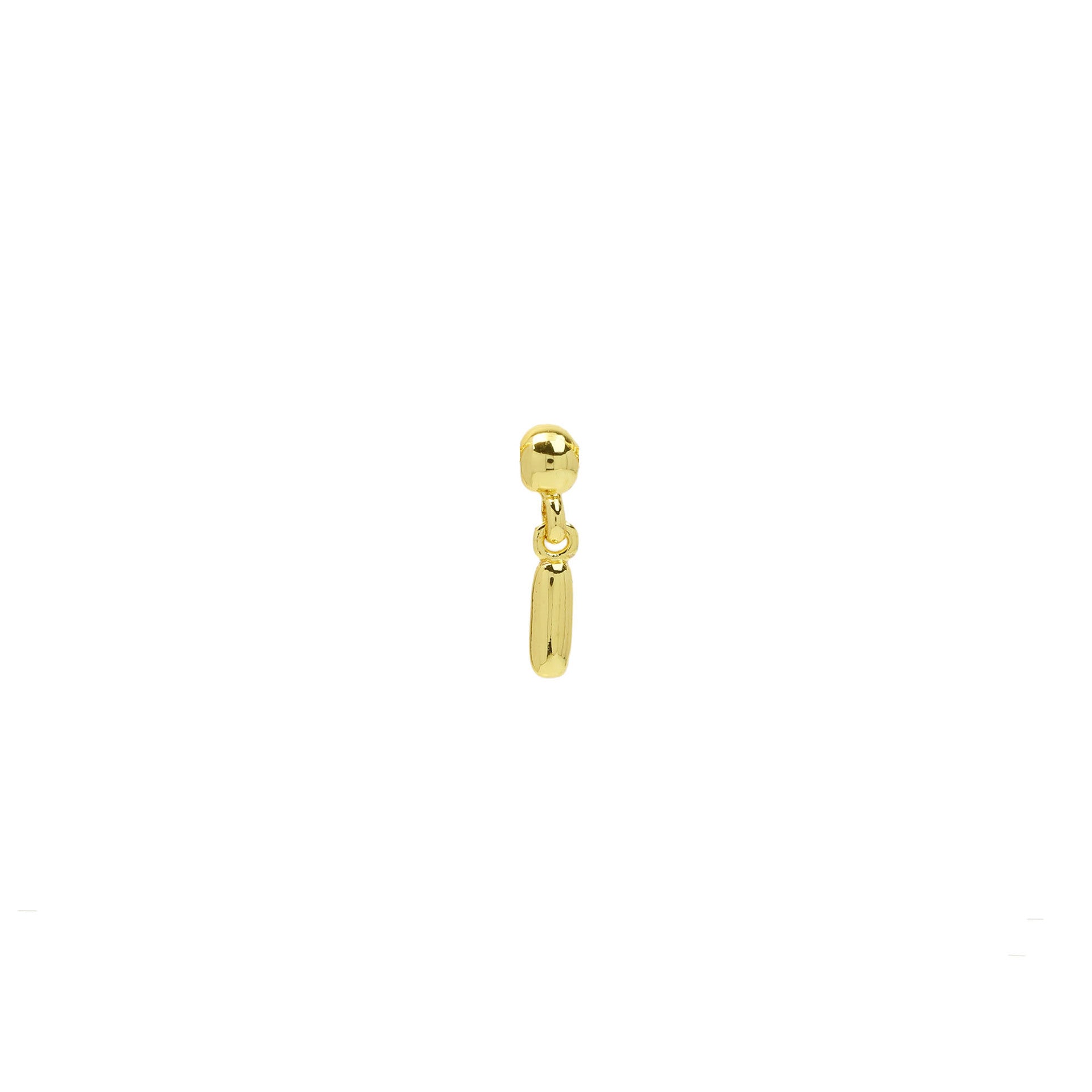 Yana Gold Bubble Initial Necklace - Gold Bubble Letter I Necklace [4NLX0M5M]