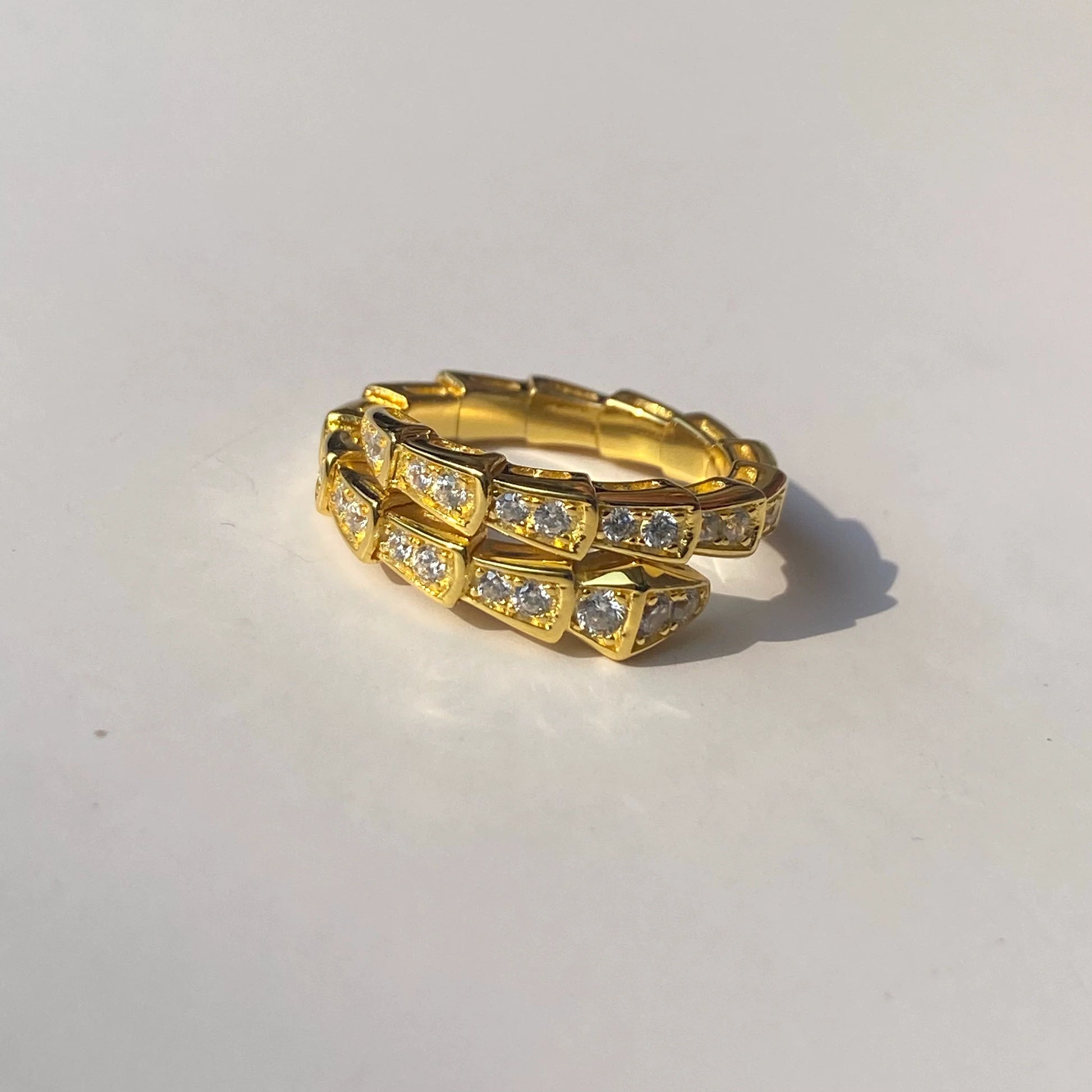 Brionna Serpent Embrace Ring - undefined
