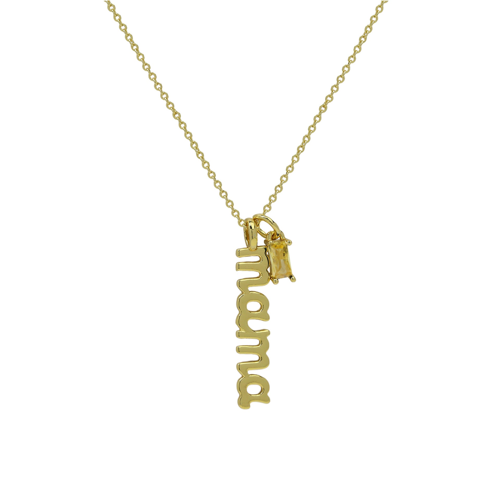 Adaly Birthstone Mom Pendant Necklace - November Birthstone [39RRRFF7]