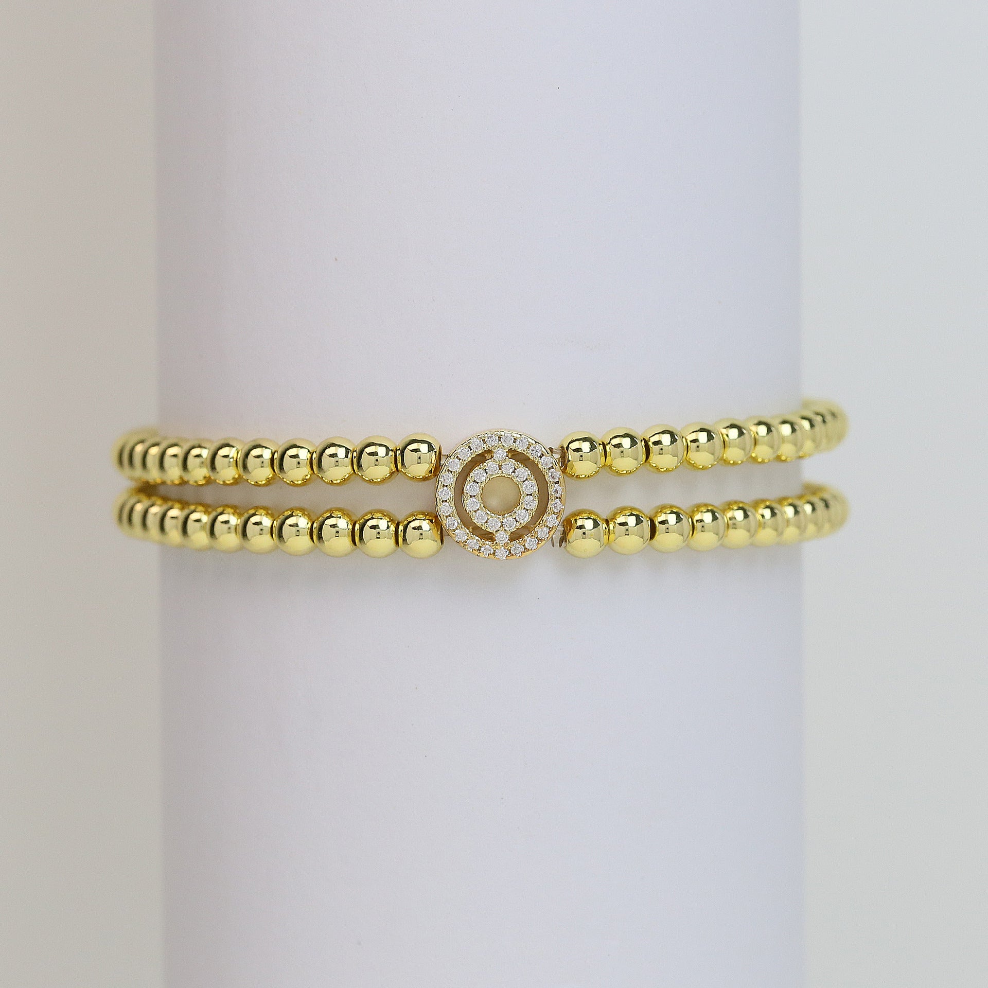 Alexandra Bubble Initial Bracelet - O [EPJ2KLZ1]