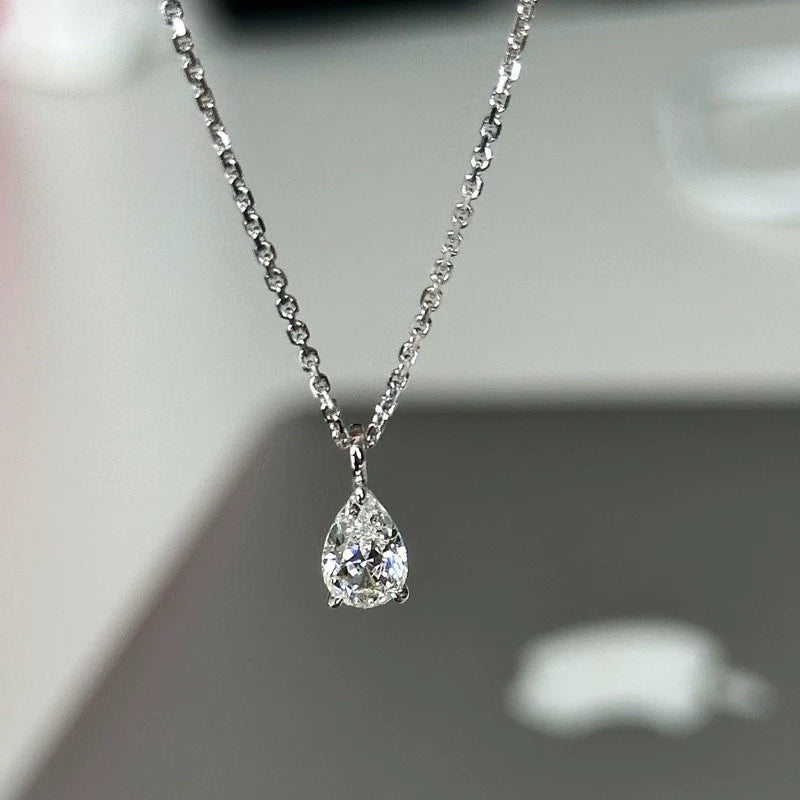 Echo Sterling Waterdrop Necklace - Waterdrop Necklace (Sterling Silver)
