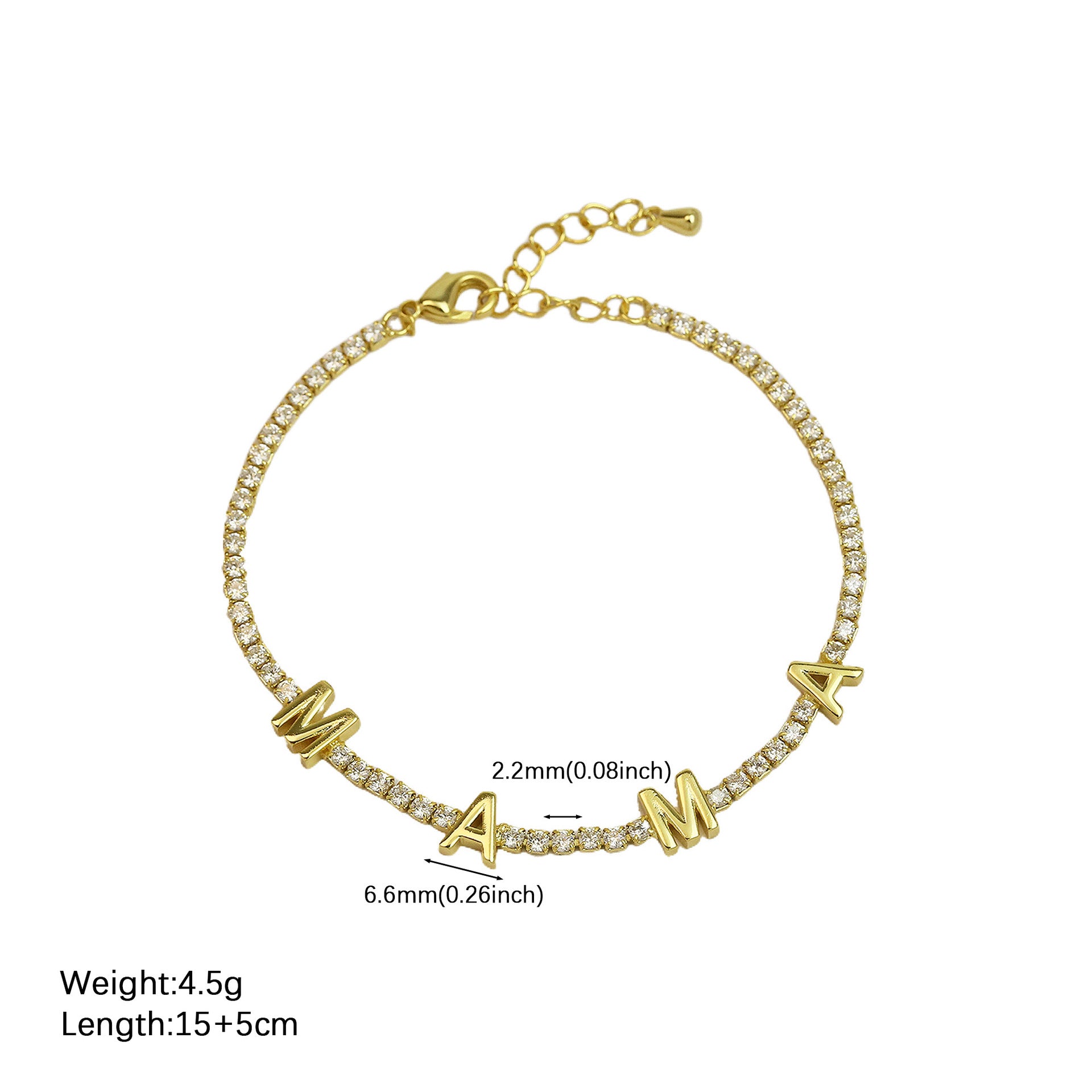 Ailyn Pave Mama Bracelet - Bracelet [3U7TFXUS]