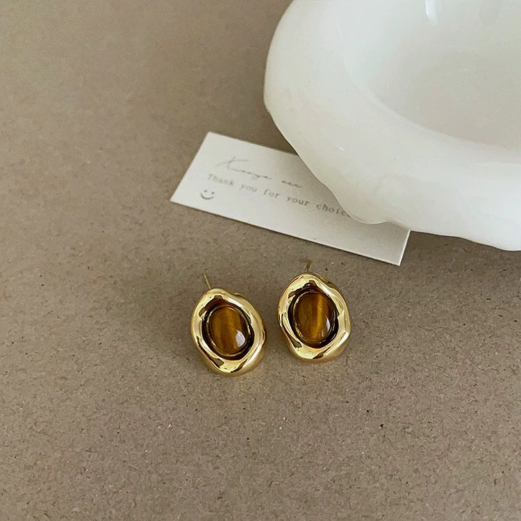 Jaimee Star Amber Earrings - Style 7