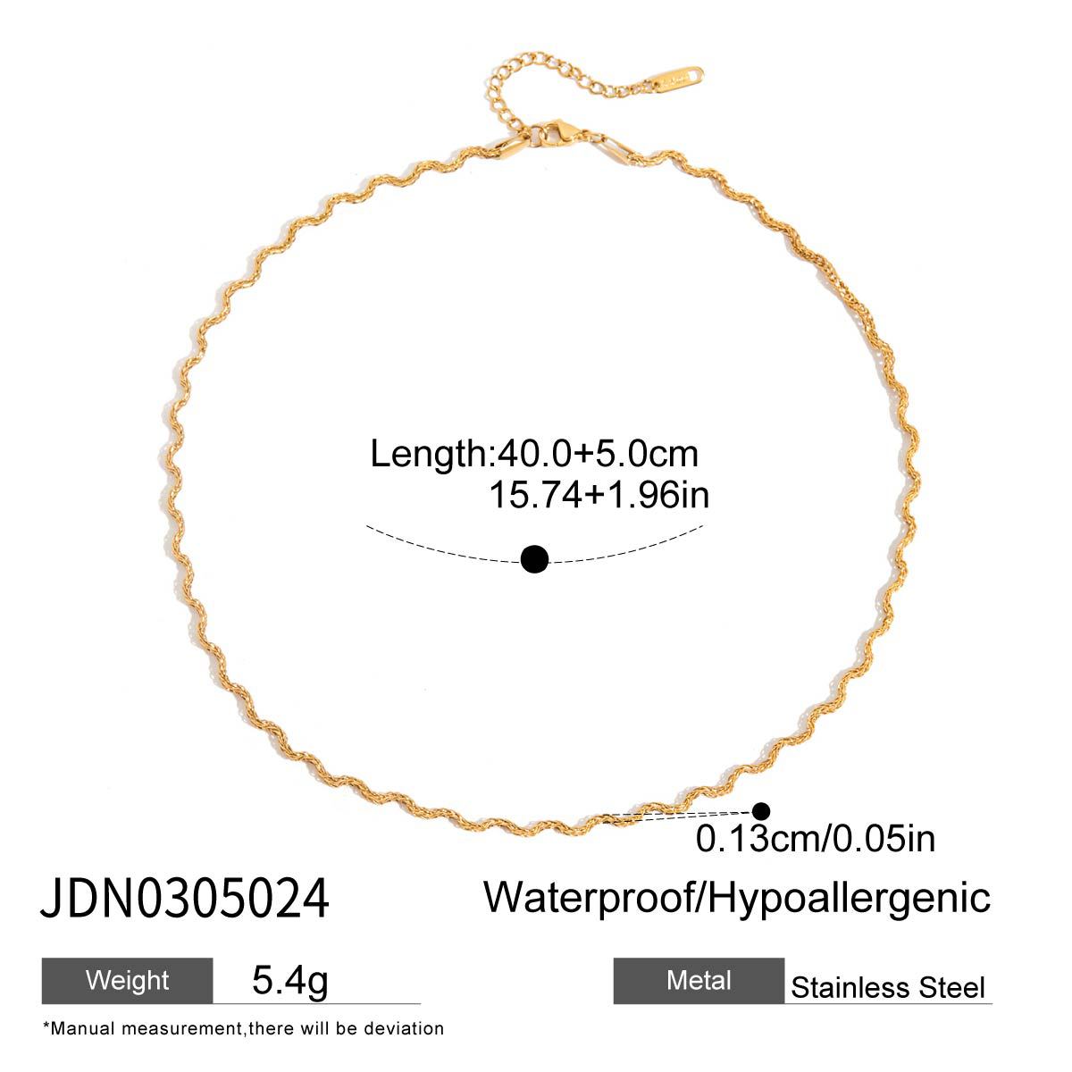 Josephina Luxe Snake Chain Necklace - JDN0305024 [7EOUEXWB]