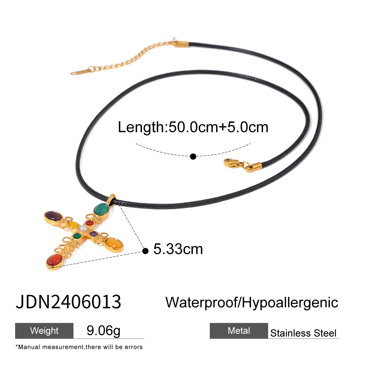 Etta Layered Heart Cross Necklace - JDN2406013 [ZZ9AT2KE]