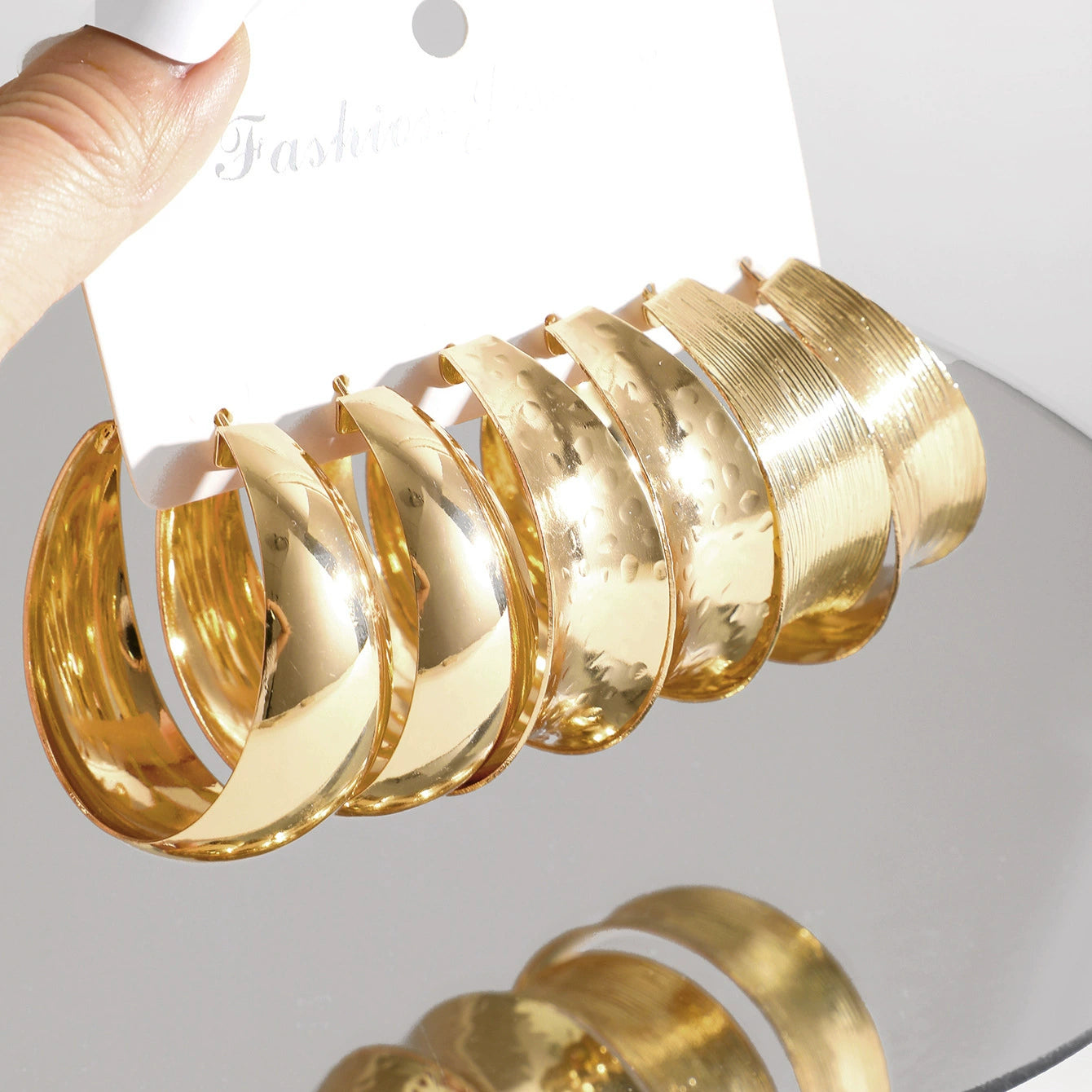 Tori C-Shaped Earring Set - Style 7 Alloy [98Z682XQ]