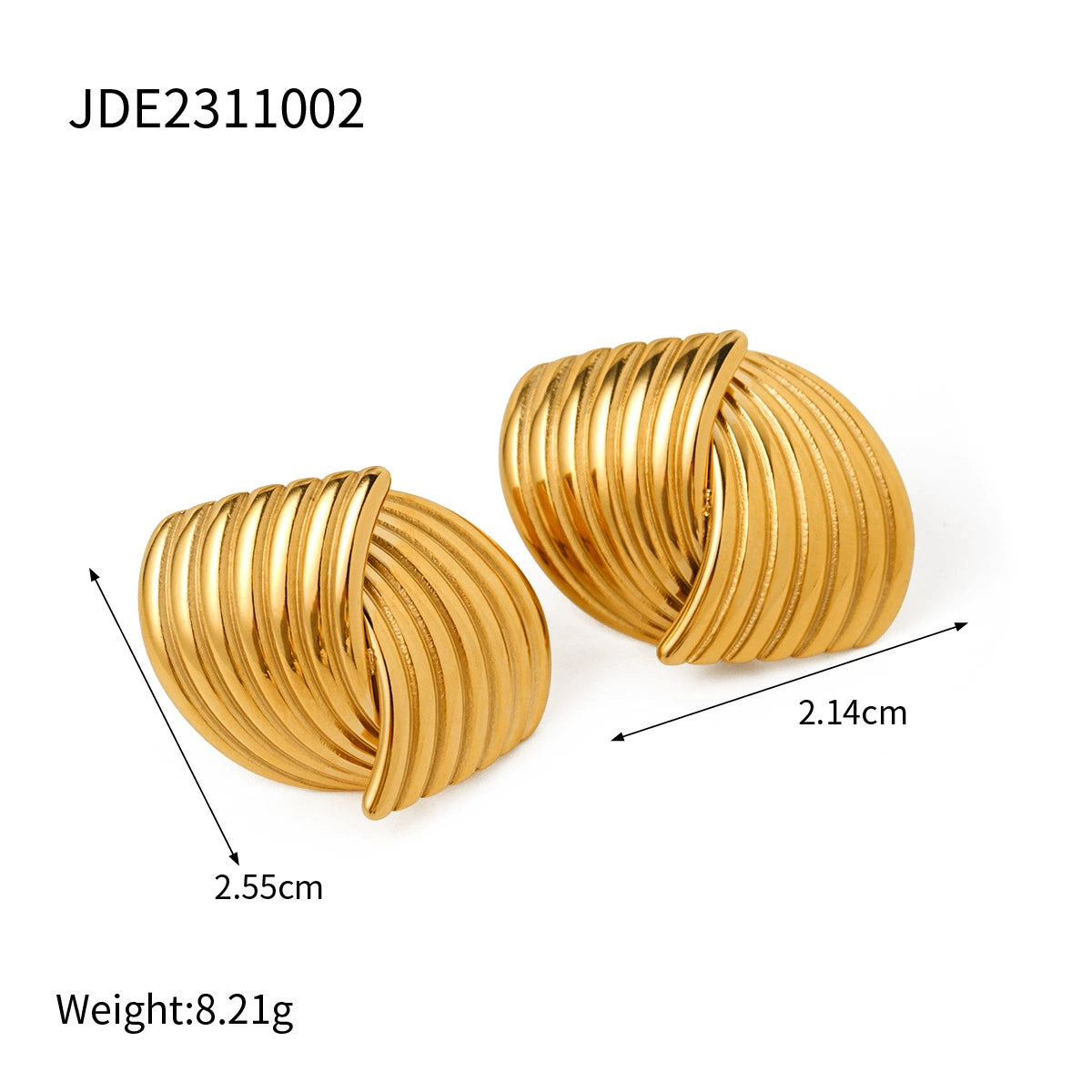 Queena Titanium Pearl Hoops - JDE2311002 [TY063I8N]