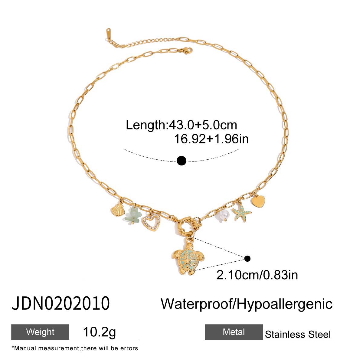 Arcadia Gold Layered Necklace - JDN0202010 [JQH1CZ5X]